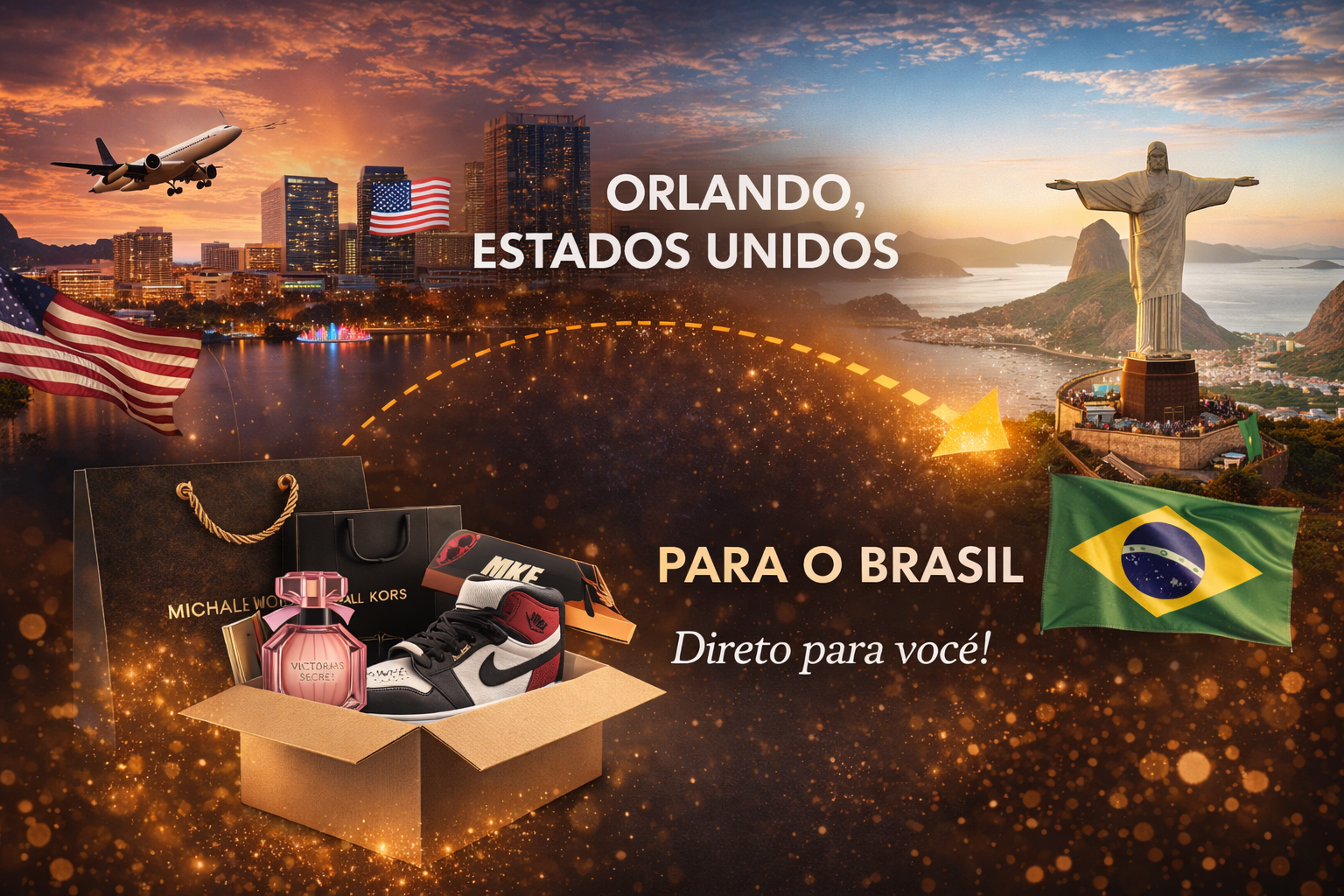 Banner de importados direto dos EUA